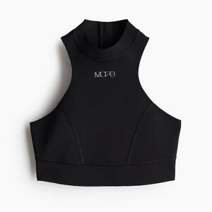 H&M Black Scuba Sports Bikini Top Women’s Size Small